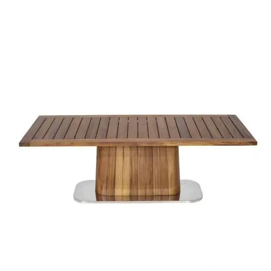 Urun M 2300 Iroko Ahsap Masa 01 - horeca banken