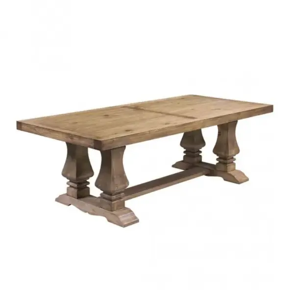 Urun M 2900 Natural Walnut Ahsap Masa 01 - horeca barkrukken