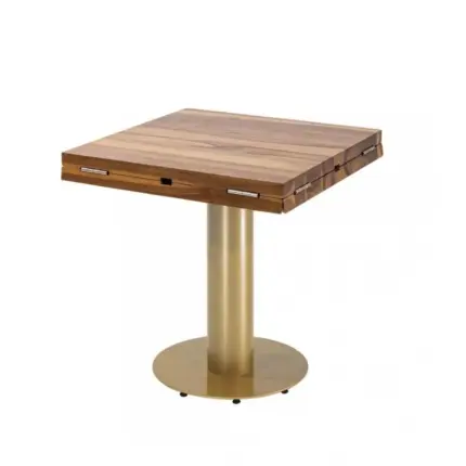 Urun M 500 Walnut Wood Folding Ahsap Masa 02 - meubilair horeca