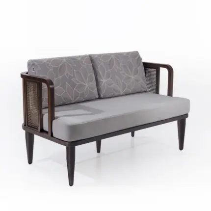 Urun Nidus Wicker Double Bank 01 - glazen meubelen