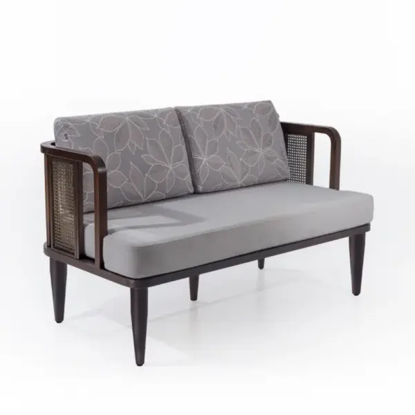 Urun Nidus Wicker Double Bank 01 - glazen meubelen