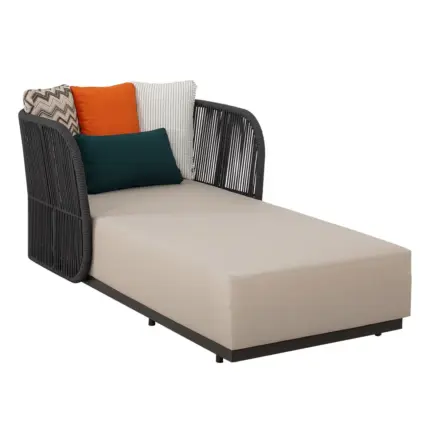 MADUNE ROPE SUNBED 3 - stoelen en tafels voor horeca